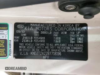 2011 Kia Soul + with VIN KNDJT2A22B7718196, listed as a Copart auction lot 49979405 with 158,861 mi miles and Salvage Title. Bid and sale history available at carsss.com. Image 12.