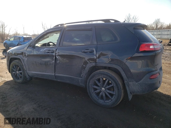 2014 Jeep Cherokee Altitude with VIN 1C4PJMCS0EW291247, listed as a Copart auction lot 47694115 with 124,775 mi miles and Salvage Title. Bid and sale history available at carsss.com. Image 2.