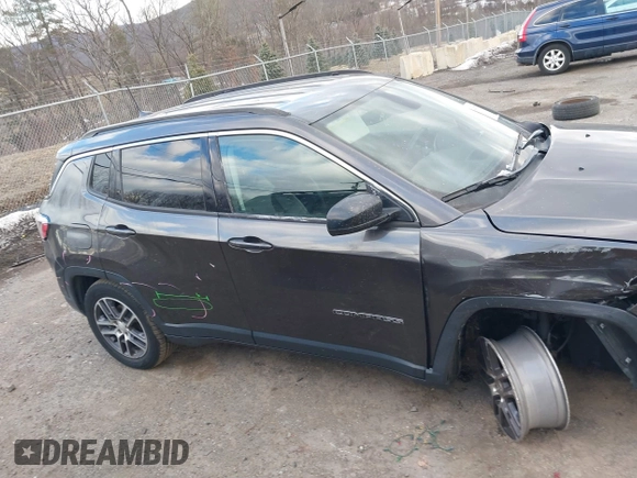 2019 Jeep Compass Latitude with VIN 3C4NJDBB1KT839413, listed as a IAAI auction lot 41437378 with 66,595 mi miles and . Bid and sale history available at DreamBid. Image 13.