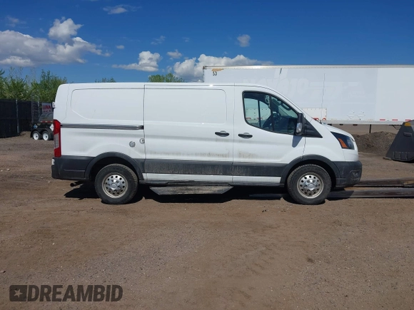 2020 Ford Transit Cargo with VIN 1FTBR2YGXLKB09134, listed as a IAAI auction lot 42117636 with 120,037 mi miles and . Bid and sale history available at DreamBid. Image 13.