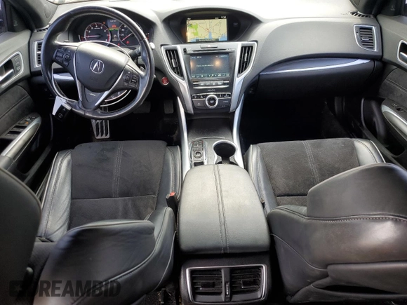 2018 Acura TLX w/A-SPEC Pkg with VIN 19UUB2F68JA007780, listed as a Copart auction lot 55611915 with 47,840 mi miles and Salvage title. Bid and sale history available at DreamBid. Image 8.