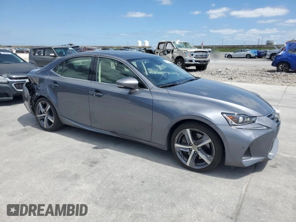 2017 Lexus IS with VIN JTHBA1D24H5048976, listed as a Copart auction lot 51112055 with 64,142 mi miles and Salvage Title. Bid and sale history available at carsss.com. Image 4.