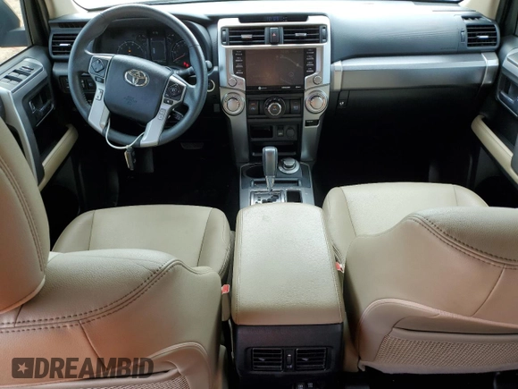 2020 Toyota 4Runner SR5 with VIN JTEBU5JR6L5753722, listed as a Copart auction lot 58841615 with 90,985 mi miles and Salvage title. Bid and sale history available at DreamBid. Image 8.