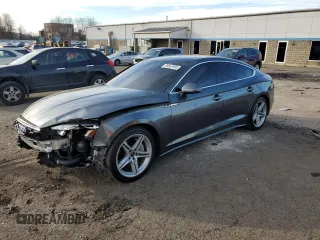2021 Audi A5 Sportback S line Premium Plus with VIN WAUFACF54MA047900, listed as a Copart auction lot 88843995 with 31,390 mi miles and Salvage Title. Bid and sale history available at carsss.com. Image 1.