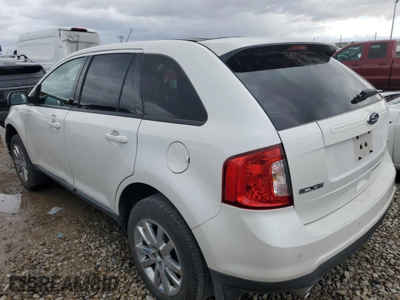 2014 Ford Edge SEL with VIN 2FMDK3JC8EBA62575, listed as a Copart auction lot 47943265 with 125,195 mi miles and Salvage Title. Bid and sale history available at carsss.com. Image 2.