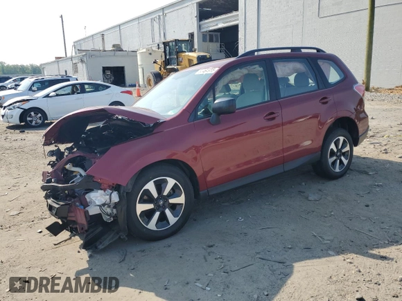 2018 Subaru Forester with VIN JF2SJABC9JH495550, listed as a Copart auction lot 60464915 with 20,459 mi miles and Salvage title. Bid and sale history available at DreamBid. Image 1.