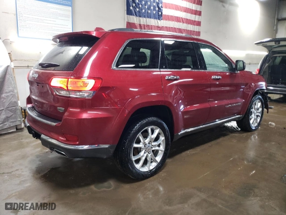 2014 Jeep Grand Cherokee Summit with VIN 1C4RJFJG4EC444040, listed as a Copart auction lot 46813565 with 236,655 mi miles and Salvage Title. Bid and sale history available at carsss.com. Image 3.