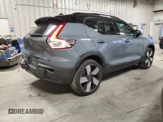 2023 Volvo XC40 Ultimate z VIN YV4ED3UMXP2077012, wystawiony jako Copart lot #41918315 z przebiegiem 20 117 mil mil oraz Szkoda całkowita • Salvage title. Historia ofert i sprzedaży dostępna na DreamBid. Obrazek 3.