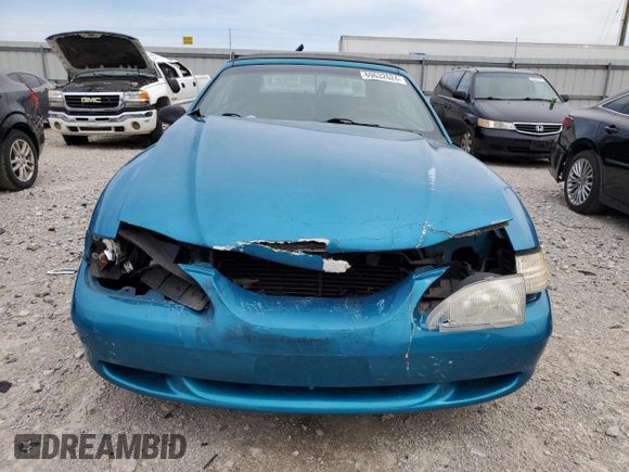 1994 Ford Mustang with VIN 1FALP4446RF132080, listed as a Copart auction lot 69632624 with 187,458 mi miles and Salvage title. Bid and sale history available at DreamBid. Image 5.