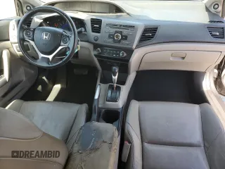 2012 Honda Civic Cpe EX-L with VIN 2HGFG3B15CH518961, listed as a Copart auction lot 47932635 with Not Provided miles and Salvage Title. Bid and sale history available at carsss.com. Image 8.
