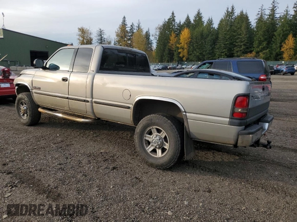 1999 Dodge Ram 2500 with VIN 1B7KF2362XJ504072, listed as a Copart auction lot 77649814 with 0 mi miles and Salvage Title. Bid and sale history available at carsss.com. Image 2.