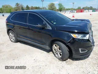 2016 Ford Edge SEL z VIN 2FMPK3J94GBB66730, wystawiony jako IAAI lot #42194573 z przebiegiem 108 941 mil mil oraz . Historia ofert i sprzedaży dostępna na DreamBid. Obrazek 1.