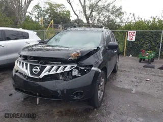 2009 Nissan Murano S with VIN JN8AZ18U29W104625, listed as a IAAI auction lot 41377201 with 217,978 mi miles. Bid and sale history available at carsss.com. Image 6.