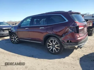 2022 Honda Pilot Touring 7-Passenger with VIN 5FNYF6H67NB010708, listed as a Copart auction lot 45143385 with 117,756 mi miles and Salvage Title. Bid and sale history available at carsss.com. Image 2.