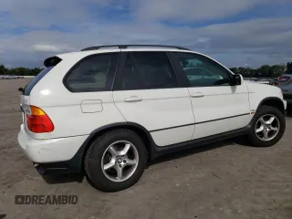 2002 BMW X5 3.0i with VIN 5UXFA53542LP38055, listed as a Copart auction lot 71703614 with 143,077 mi miles and Salvage Title. Bid and sale history available at carsss.com. Image 3.