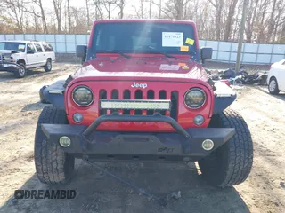 2014 Jeep Wrangler Unlimited Sport with VIN 1C4BJWDG2EL126480, listed as a IAAI auction lot 41479323 with 93,192 mi miles. Bid and sale history available at carsss.com. Image 12.