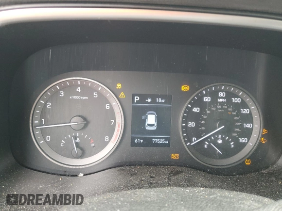 2020 Hyundai Tucson SE with VIN KM8J2CA44LU231672, listed as a Copart auction lot 66796424 with 77,525 mi miles and Salvage Title. Bid and sale history available at carsss.com. Image 9.