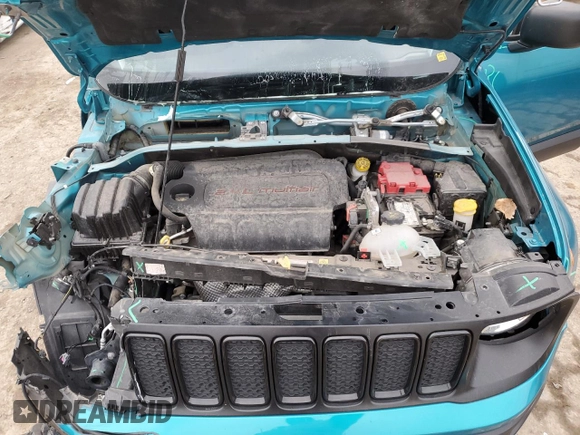 2021 Jeep Renegade Upland z VIN ZACNJDAB2MPM64575, wystawiony jako Copart lot #42279995 z przebiegiem 59 107 mil mil oraz Szkoda całkowita • Salvage title. Historia ofert i sprzedaży dostępna na DreamBid. Obrazek 12.