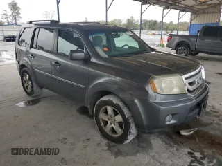 2011 Honda Pilot EX-L with VIN 5FNYF4H57BB047605, listed as a Copart auction lot 76311264 with 207,561 mi miles and Salvage Title. Bid and sale history available at carsss.com. Image 4.