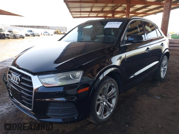 2016 Audi Q3 Premium Plus with VIN WA1EFCFS8GR003582, listed as a IAAI auction lot 41973735 with 105,670 mi miles and . Bid and sale history available at DreamBid. Image 17.