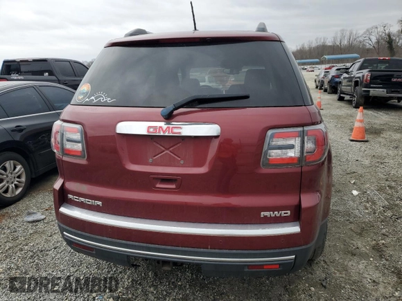 2015 GMC Acadia SLT with VIN 1GKKVRKD1FJ176352, listed as a Copart auction lot 41961875 with 128,439 mi miles and Salvage Title. Bid and sale history available at carsss.com. Image 6.