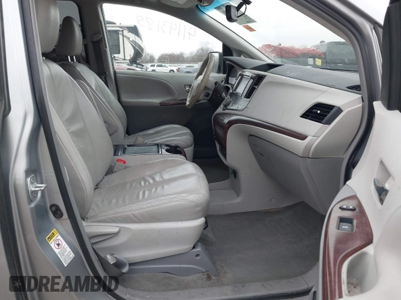 2011 Toyota Sienna XLE AAS with VIN 5TDYK3DC5BS150527, listed as a IAAI auction lot 41143189 with 147,551 mi miles and . Bid and sale history available at DreamBid. Image 5.