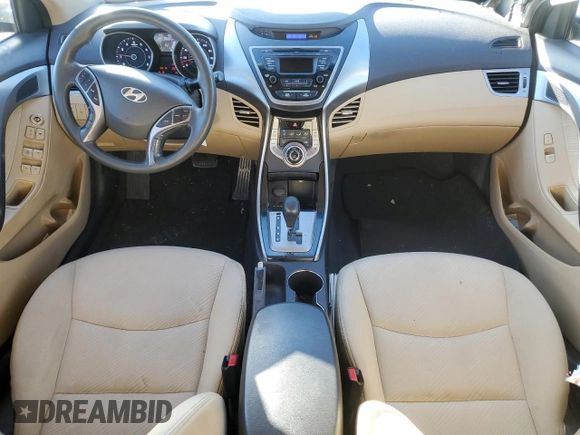 2013 Hyundai Elantra Limited with VIN 5NPDH4AE3DH255665, listed as a Copart auction lot 45544645 with 88,683 mi miles and Salvage Title. Bid and sale history available at DreamBid. Image 8.