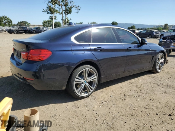 2016 BMW 4 Series 428i xDrive z VIN WBA4C9C55GG140032, wystawiony jako Copart lot #57702215 z przebiegiem 57 050 mil mil oraz Szkoda całkowita • Salvage title. Historia ofert i sprzedaży dostępna na DreamBid. Obrazek 3.