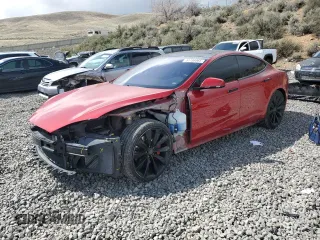 2016 Tesla Model S 90D with VIN 5YJSA1E43GF141843, listed as a Copart auction lot 51788965 with 59,744 mi miles and Salvage Title. Bid and sale history available at DreamBid. Image 1.