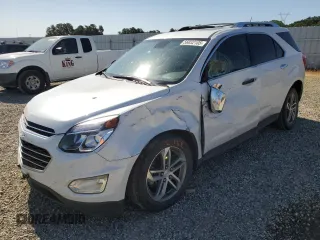 2017 Chevrolet Equinox Premier z VIN 2GNFLGEK0H6215716, wystawiony jako Copart lot #56032105 z przebiegiem 127 358 mil mil oraz Szkoda całkowita • Salvage title. Historia ofert i sprzedaży dostępna na DreamBid. Obrazek 1.