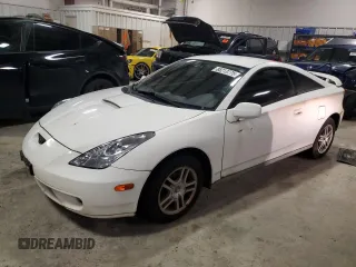 2000 Toyota Celica GT with VIN JTDDR32T3Y0036728, listed as a Copart auction lot 88213775 with 0 mi miles and Salvage Title. Bid and sale history available at carsss.com. Image 1.