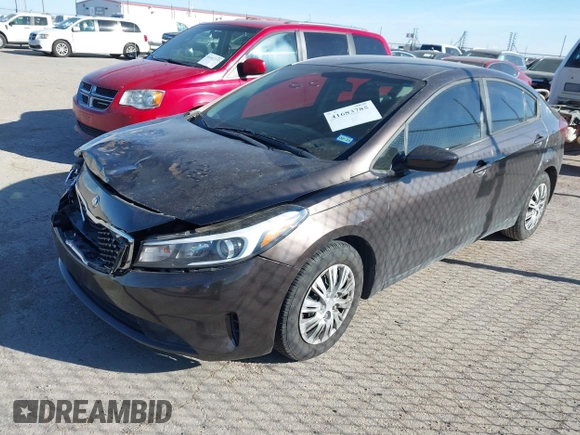 2018 Kia Forte LX with VIN 3KPFL4A72JE207860, listed as a IAAI auction lot 41683785 with 122,475 mi miles. Bid and sale history available at carsss.com. Image 17.