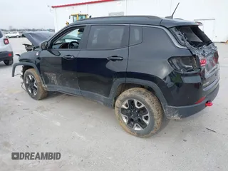 2018 Jeep Compass Trailhawk with VIN 3C4NJDDB6JT442016, listed as a IAAI auction lot 41068443 with 114,579 mi miles and . Bid and sale history available at carsss.com. Image 3.