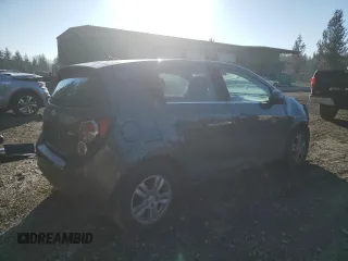 2013 Chevrolet Sonic LT with VIN 1G1JC6SB7D4183871, listed as a Copart auction lot 42805645 with 128,073 mi miles and Salvage Title. Bid and sale history available at carsss.com. Image 3.