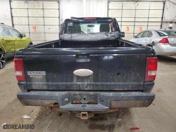 2010 Ford Ranger XL with VIN 1FTKR1AD0APA12180, listed as a Copart auction lot 54348495 with 295,212 mi miles and Clean Title. Bid and sale history available at carsss.com. Image 6.