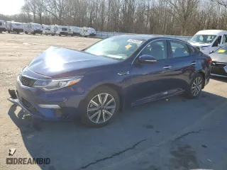 2019 Kia Optima EX with VIN 5XXGU4L18KG314740, listed as a Copart auction lot 43942685 with 59,110 mi miles and Salvage Title. Bid and sale history available at carsss.com. Image 1.