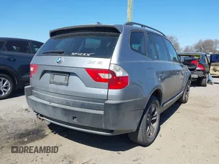 2005 BMW X3 3.0i with VIN WBXPA934X5WD03196, listed as a IAAI auction lot 41758262 with 136,523 mi miles. Bid and sale history available at carsss.com. Image 4.