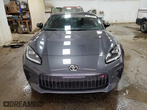 2023 Toyota GR86 Premium with VIN JF1ZNBE10P9766781, listed as a Copart auction lot 61796374 with 7,293 mi miles and Salvage Title. Bid and sale history available at carsss.com. Image 5.