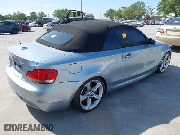 2008 BMW 1 Series 135i with VIN WBAUN93518VK39907, listed as a IAAI auction lot 41914682 with Not provided miles and . Bid and sale history available at DreamBid. Image 4.
