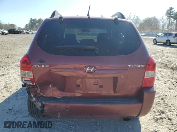 2007 Hyundai Tucson GLS with VIN KM8JM12BX7U563486, listed as a Copart auction lot 79578654 with 150,857 mi miles and Clean Title. Bid and sale history available at carsss.com. Image 6.