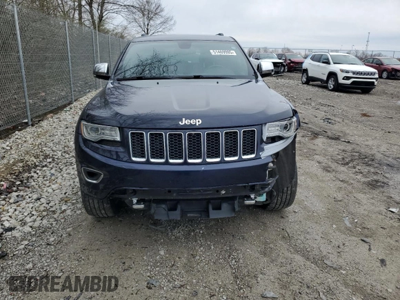 2014 Jeep Grand Cherokee Overland with VIN 1C4RJFCT2EC146306, listed as a Copart auction lot 51469995 with 150,849 mi miles and Salvage Title. Bid and sale history available at DreamBid. Image 5.