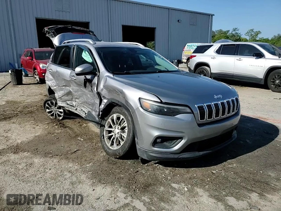 2019 Jeep Cherokee Latitude Plus with VIN 1C4PJLLB7KD197030, listed as a Copart auction lot 52854545 with 154,503 mi miles and Non Repairable. Bid and sale history available at carsss.com. Image 14.