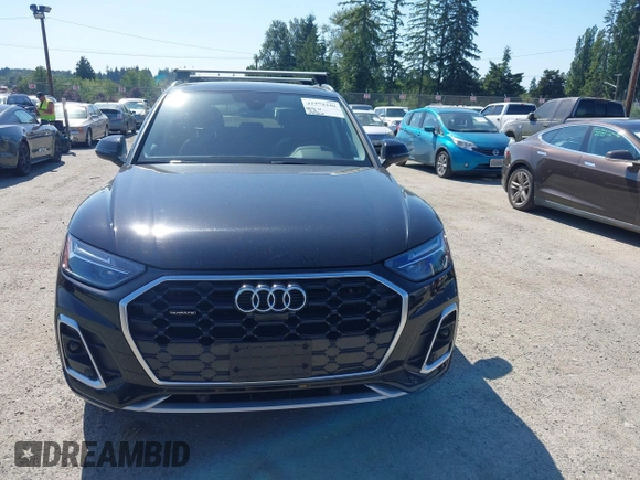 2023 Audi Q5 S line Premium Plus z VIN WA1EAAFY7P2125446, wystawiony jako IAAI lot #42374440 z przebiegiem 24 682 mil mil oraz . Historia ofert i sprzedaży dostępna na DreamBid. Obrazek 12.