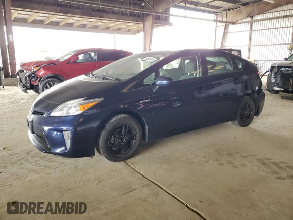 2013 Toyota Prius One with VIN JTDKN3DU3D0355257, listed as a Copart auction lot 54535415 with 118,816 mi miles and Salvage Title. Bid and sale history available at carsss.com. Image 1.