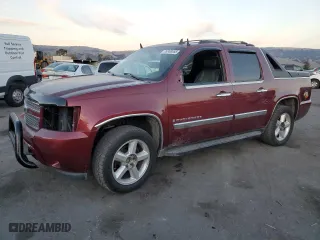 2008 Chevrolet Avalanche LS with VIN 3GNEC12018G104057, listed as a Copart auction lot 89368655 with 0 mi miles and Salvage Title. Bid and sale history available at carsss.com. Image 1.