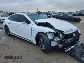 2018 Lexus LS with VIN JTHB51FF8J5000245, listed as a Copart auction lot 88164355 with 79,813 mi miles and Salvage Title. Bid and sale history available at carsss.com. Image 4.
