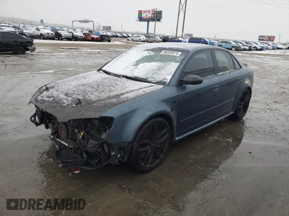 2007 Audi S4 z VIN WUARU78E57N900994, wystawiony jako Copart lot #86828574 z przebiegiem 140 689 mil mil oraz Szkoda całkowita • Salvage title. Historia ofert i sprzedaży dostępna na DreamBid. Obrazek 1.