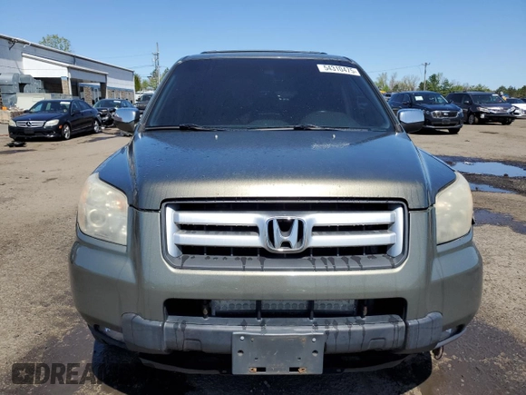 2007 Honda Pilot EX-L with VIN 2HKYF18577H537114, listed as a Copart auction lot 54310475 with 225,052 mi miles and Salvage Title. Bid and sale history available at carsss.com. Image 5.