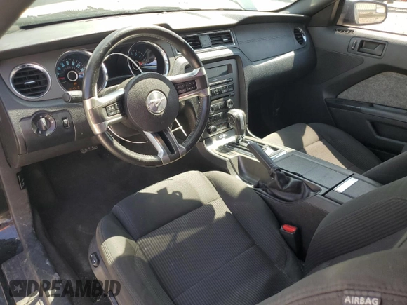 2014 Ford Mustang V6 with VIN 1ZVBP8AM6E5252007, listed as a Copart auction lot 54146195 with 129,127 mi miles and Salvage Title. Bid and sale history available at DreamBid. Image 8.
