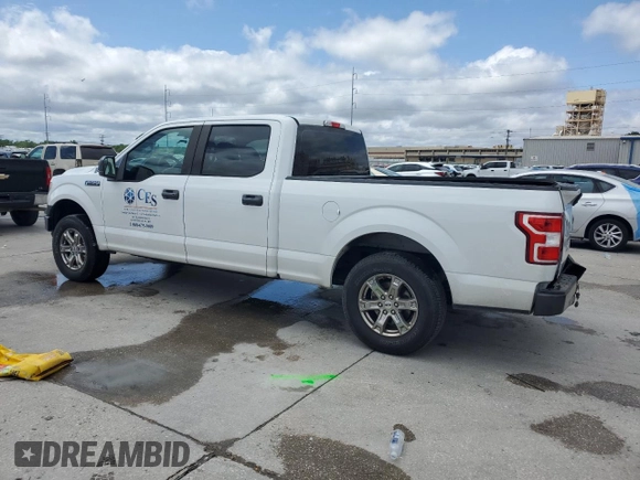 2018 Ford F-150 XL with VIN 1FTEW1CP6JFA19802, listed as a Copart auction lot 51819635 with 65,366 mi miles and Salvage Title. Bid and sale history available at carsss.com. Image 2.
